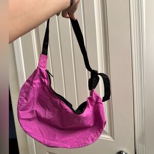 BAGGU Vibrant Pink Hobo Bag